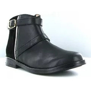 Chaussures Fille Boots BTS Babybotte BOOTS BTS KLODINE NOIR Noir