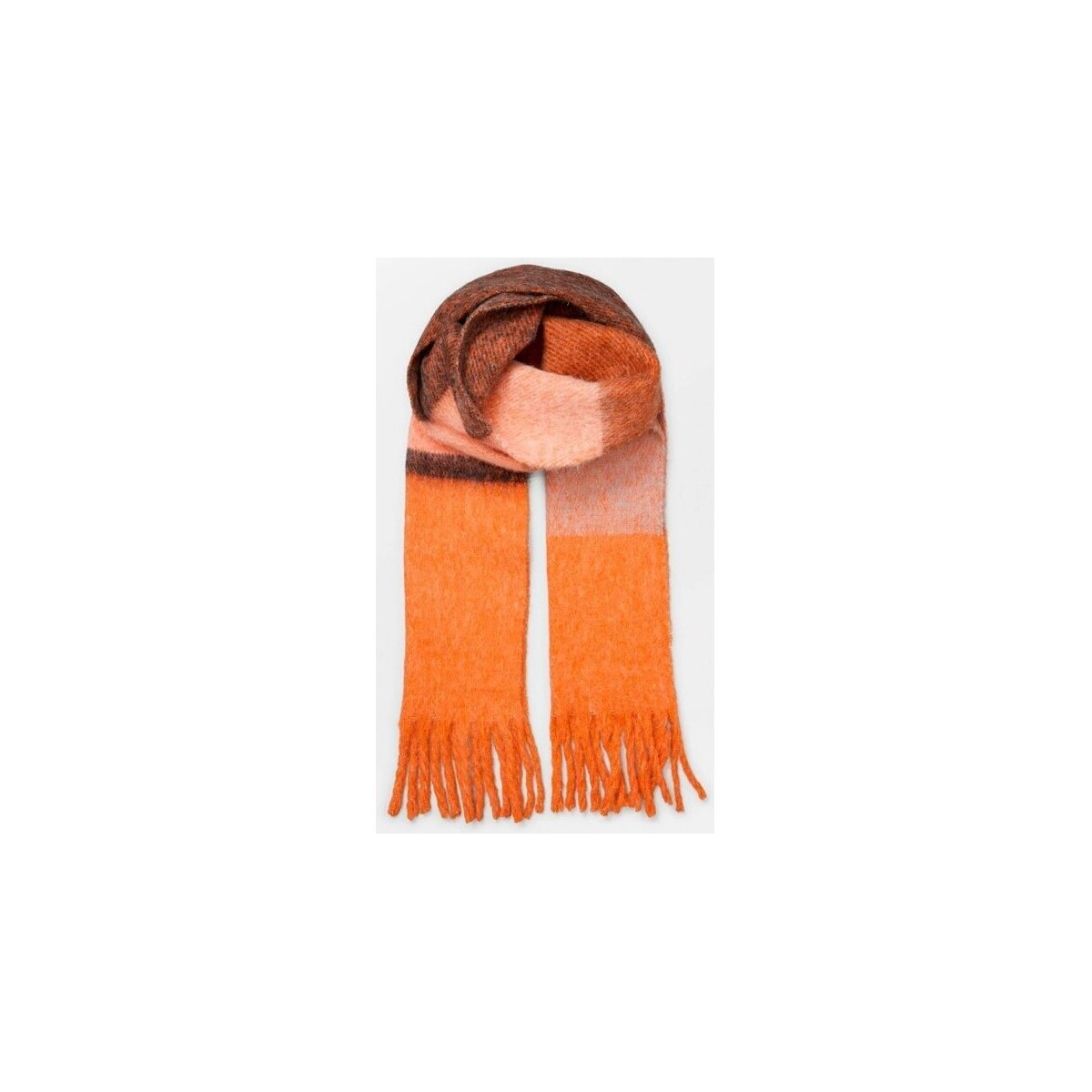 Accessoires textile Homme Echarpes / Etoles / Foulards Beck Sondergaard Becksondergaard Bartletts Scarf Orange Multicolore