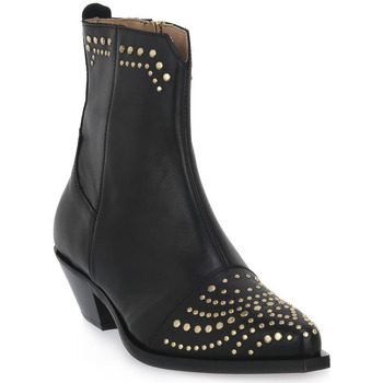 Chaussures Femme Boots Priv Lab VITELLO NERO Noir