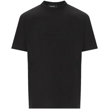 Vêtements Homme T-shirts manches courtes Dsquared Regular Fit Noir