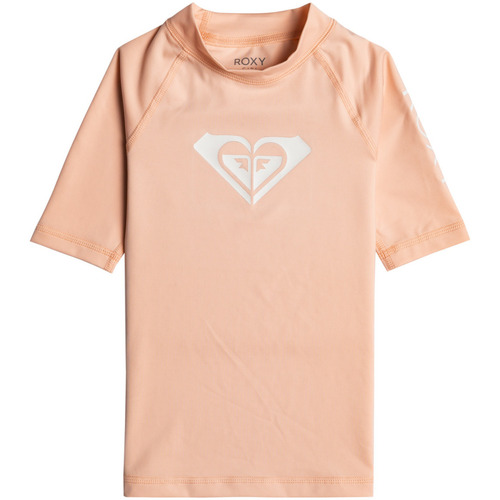 Vêtements Fille T-shirts Young manches courtes Roxy Whole Hearted Rose