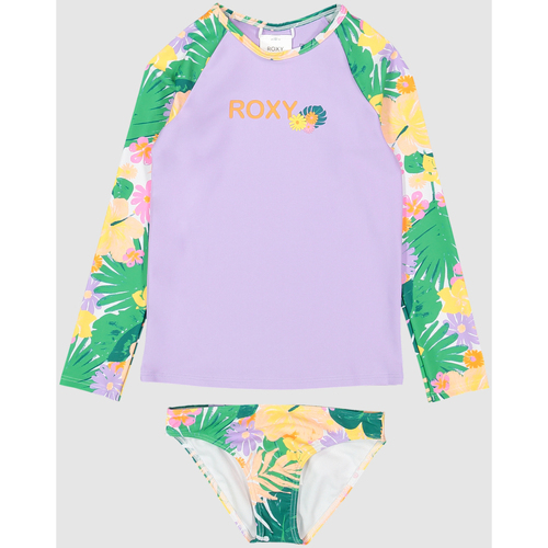 Vêtements Fille Chemises manches longues Roxy Paradisiac Island Vert
