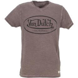 Vêtements Homme T-shirts manches courtes Von Dutch Tee shirt homme Marron