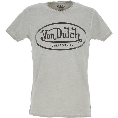 Vêtements Homme Floral Printed Cotton T-shirt With Logo Von Dutch Tee shirt homme Kaki