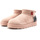 Chaussures Femme Bottes Love Moschino Stivaletto Pelo Donna Cipria JA24053H1IJAW601 Rose