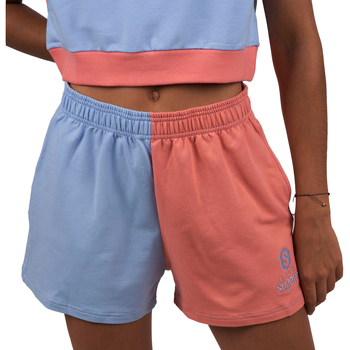 Vêtements Femme Shorts / Bermudas Superb 1982 RSC-S2104-CORAL-BLUE Multicolore