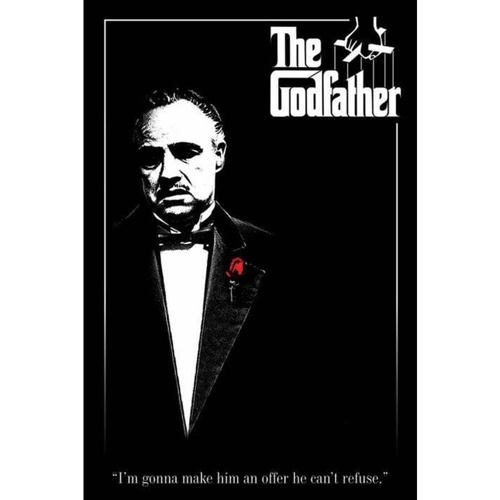 Maison & Déco Affiches / posters The Godfather PM2974 Noir