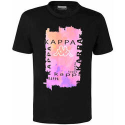 Vêtements Homme T-shirts manches courtes Kappa T-shirt Emiro Noir