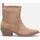 Chaussures Femme Bottines La Modeuse 69150_P161183 Beige