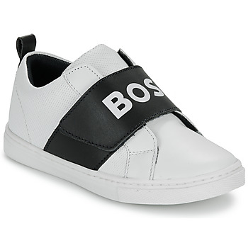Chaussures Garçon Baskets basses BOSS CASUAL 3 Blanc / Noir