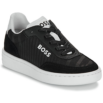 Chaussures Garçon Baskets basses BOSS CASUAL J50858 Noir