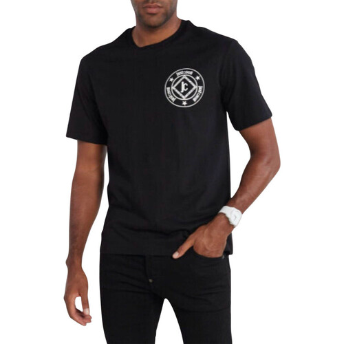 Vêtements Homme T-shirts manches courtes Roberto Cavalli T-shirt  Noir Noir
