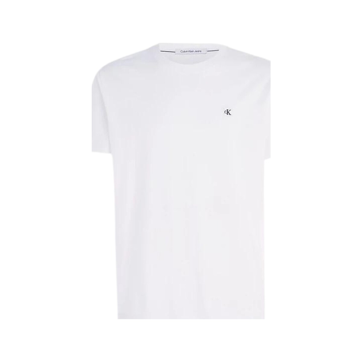 Vêtements Homme T-shirts & Polos Calvin Klein Jeans T shirt homme  Ref 61869 YAF Blanc Blanc