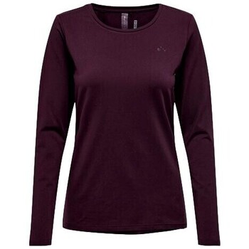 Vêtements Femme T-shirts manches longues Only Play CAMISETA LARGA MUJER ONLY TRAIN 15135149 Rouge