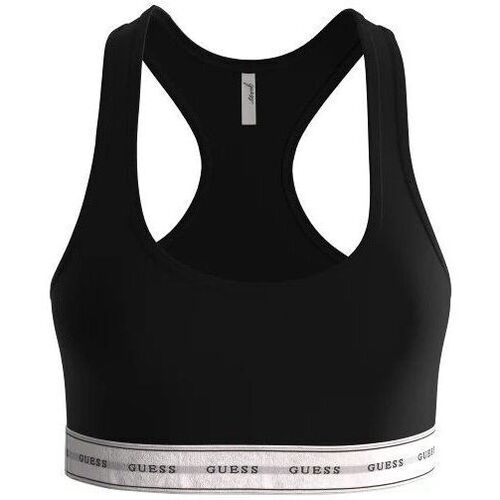 Vêtements Femme Débardeurs / T-shirts adidas sans manche Guess O97C01 KBBU1 CARRIE-JBLK Noir