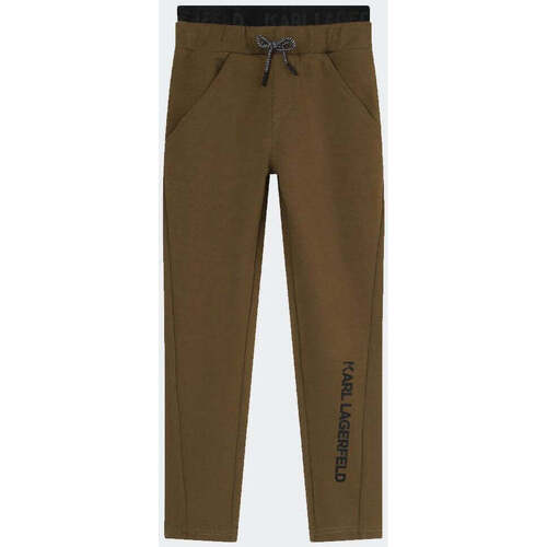 Vêtements Garçon Pantalons de survêtement Karl Lagerfeld  Vert
