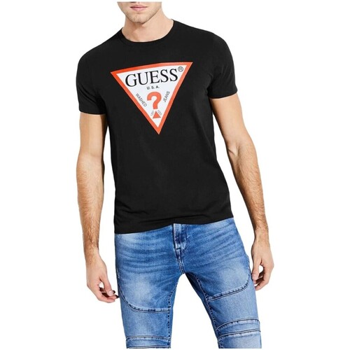Vêtements Homme T-shirts manches courtes Guess M2GI68 KBA60 Noir