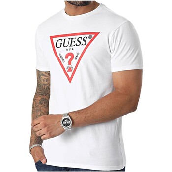 Vêtements Homme T-shirts manches courtes Guess M2GI68 KBA60 Blanc