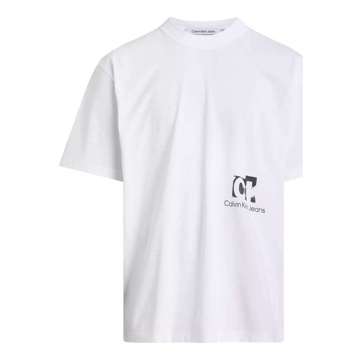 Vêtements Homme T-shirts manches courtes Calvin Klein Jeans 153178VTAH23 Blanc