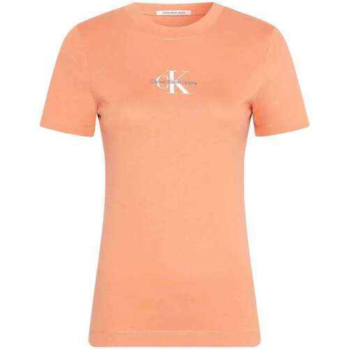 Vêtements Femme T-shirts manches courtes Calvin Klein Jeans 153184VTAH23 Orange