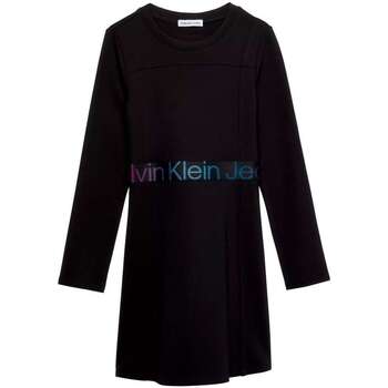 Vêtements Fille Robes courtes Calvin Klein Jeans 153193VTAH23 Noir
