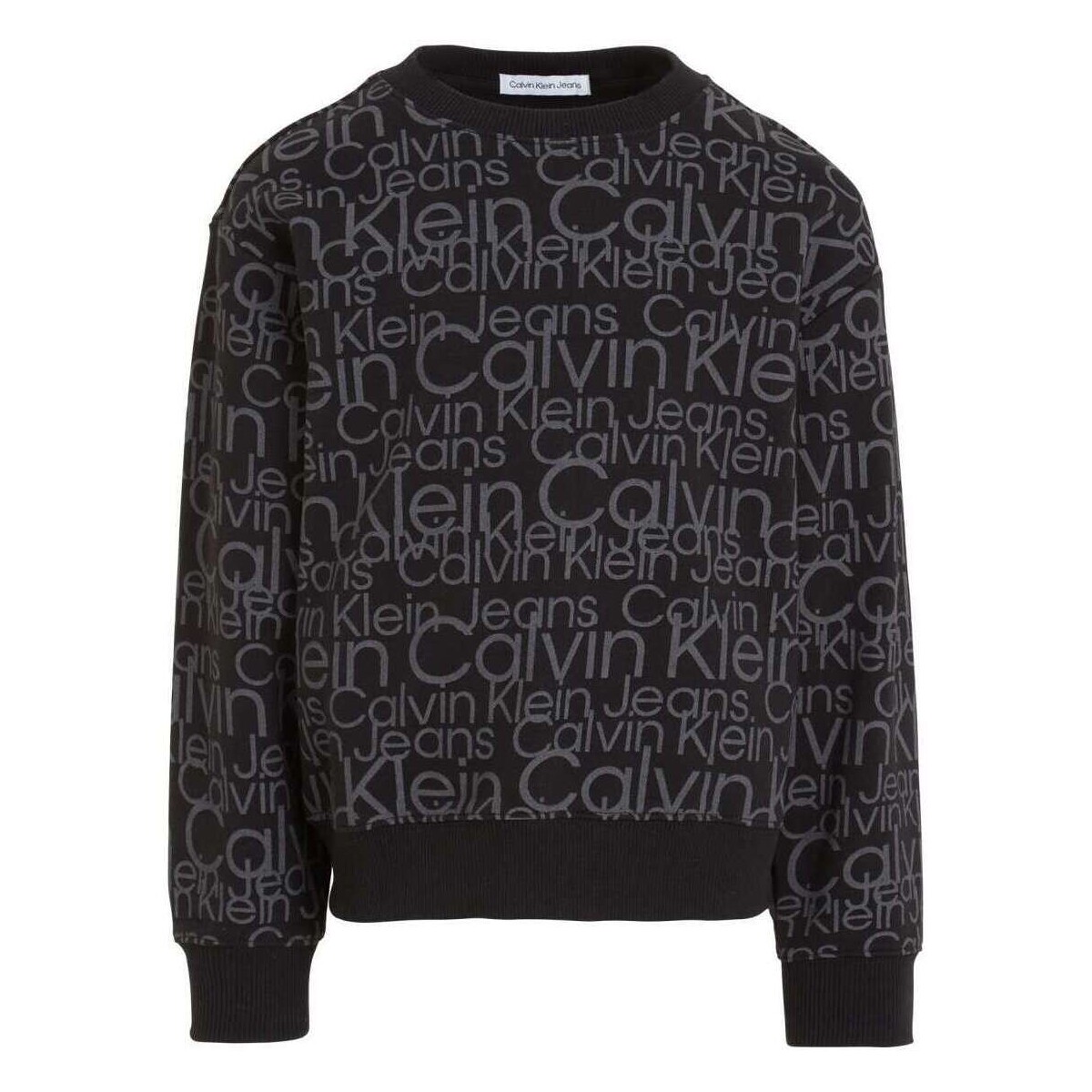 Vêtements Garçon Sweats Calvin Klein Jeans 153199VTAH23 Noir