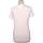 Vêtements Femme T-shirts & Polos Calvin Klein Jeans 34 - T0 - XS Rose