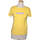 Vêtements Femme T-shirts & Polos Bershka 34 - T0 - XS Jaune
