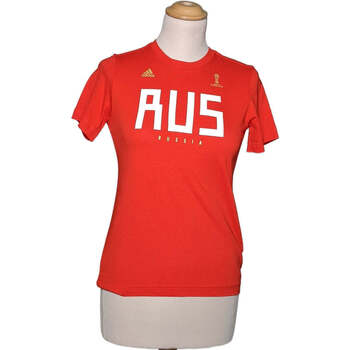 Vêtements Femme T-shirts & Polos adidas dress Originals top manches courtes  36 - T1 - S Rouge Rouge