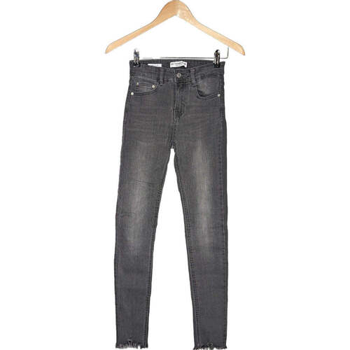 Vêtements Femme Jeans Achetez vos article de mode PULL&BEAR jusquà 80% moins chères sur JmksportShops Newlife 34 - T0 - XS Gris