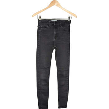 Vêtements Femme Jeans Youth Bershka jean slim femme  34 - T0 - XS Noir Noir