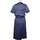 Vêtements Femme Robes Sessun robe mi-longue  36 - T1 - S Bleu Bleu