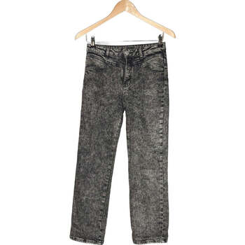 pantalon maje  pantalon droit femme  34 - t0 - xs gris 