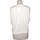 Vêtements Femme T-shirts & Polos Etam top manches courtes  34 - T0 - XS Blanc Blanc