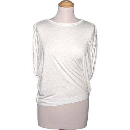 Vêtements Femme Pull Femme 36 - T1 - S Marron Etam top manches courtes  34 - T0 - XS Blanc Blanc