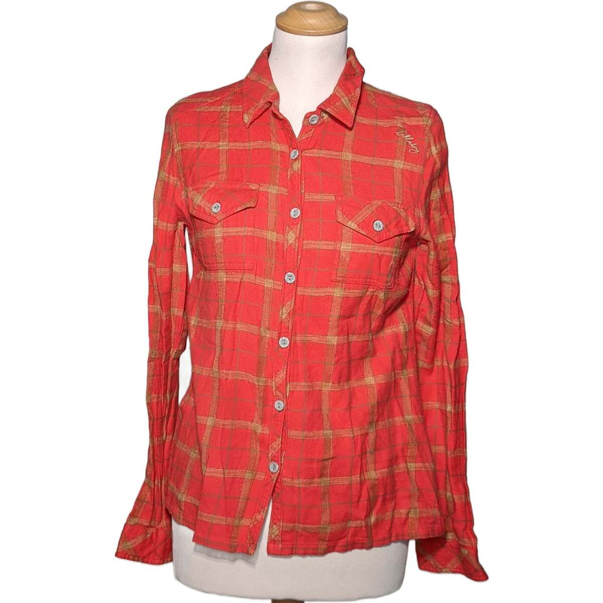 Vêtements Femme Chemises / Chemisiers Billabong chemise  38 - T2 - M Rouge Rouge