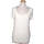 Vêtements Femme long sleeve mod button through shirt top manches courtes  38 - T2 - M Blanc Blanc