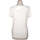Vêtements Femme T-shirts & Polos Etam top manches courtes  38 - T2 - M Blanc Blanc