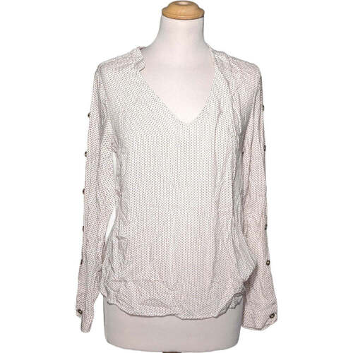 Vêtements Femme Short 38 - T2 - M Noir Bonobo blouse  38 - T2 - M Blanc Blanc