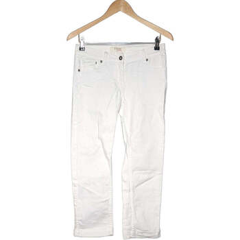 pantalon etam  pantalon droit femme  36 - t1 - s blanc 