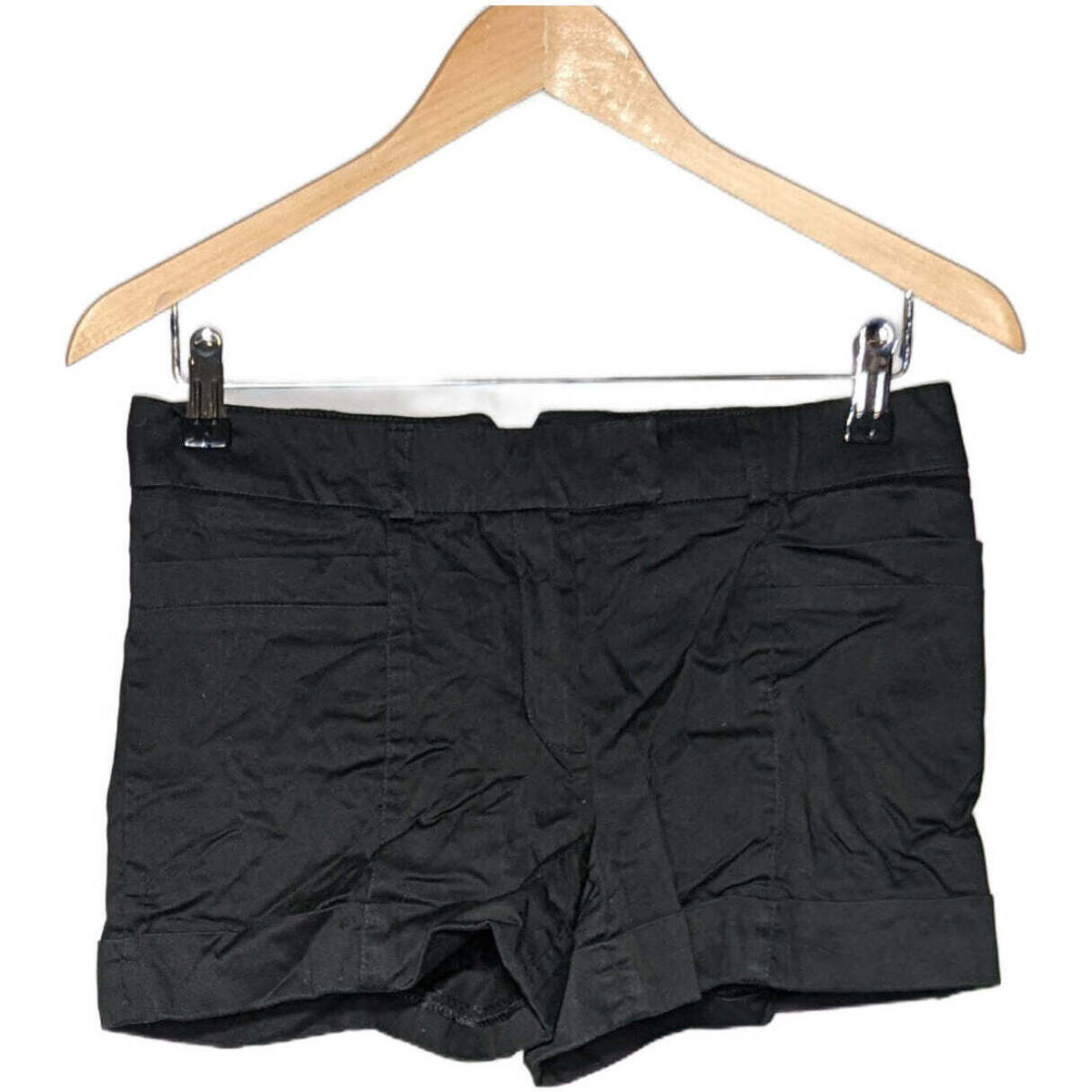 Vêtements Femme Shorts / Bermudas Naf Naf short  38 - T2 - M Noir Noir