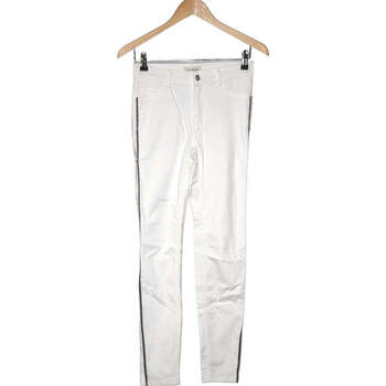 Vêtements Femme Pantalons Pimkie pantalon slim femme  36 - T1 - S Blanc Blanc