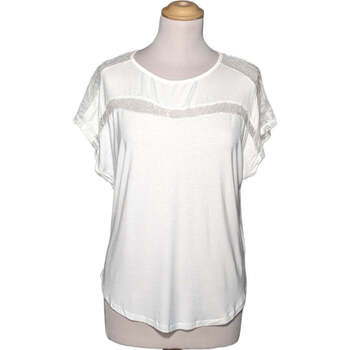 Vêtements Femme Galettes de chaise Breal top manches courtes  36 - T1 - S Blanc Blanc