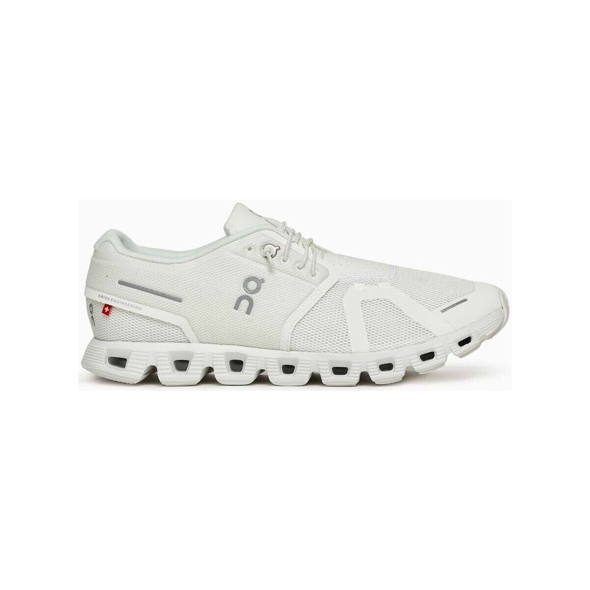 Chaussures Baskets mode On Running CLOUD 5 - 59.98376-UNDYED-WHITE/WHITE Blanc