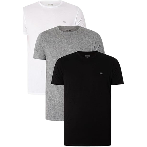 Vêtements Homme T-shirts manches courtes Diesel T-shirts coton, lot de 3 Gris