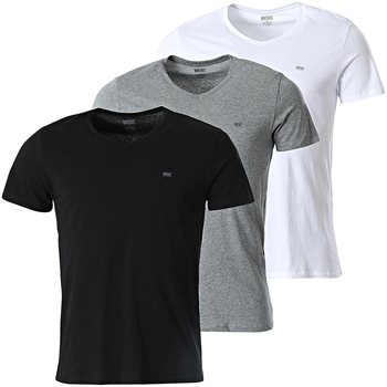 Vêtements Homme Mens Nike Sport Hoodie Diesel T-shirts coton, lot de 3 Gris