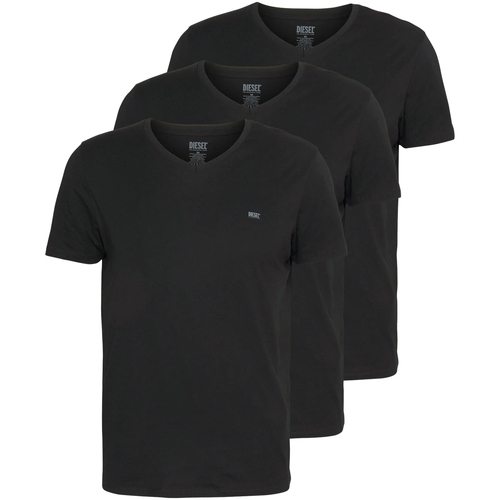 Vêtements Homme T-shirts manches courtes Diesel T-shirts coton, lot de 3 Noir