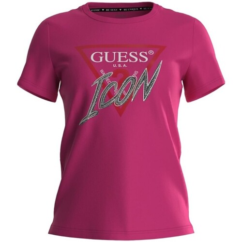 Vêtements Femme T-shirts & Polos Guess W3BI42 I3Z14 Rose