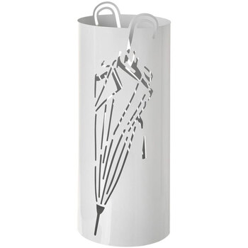 Maison & Déco Paniers / boites et corbeilles Unimasa Porte-parapluies blanc en métal 48.5 cm Blanc