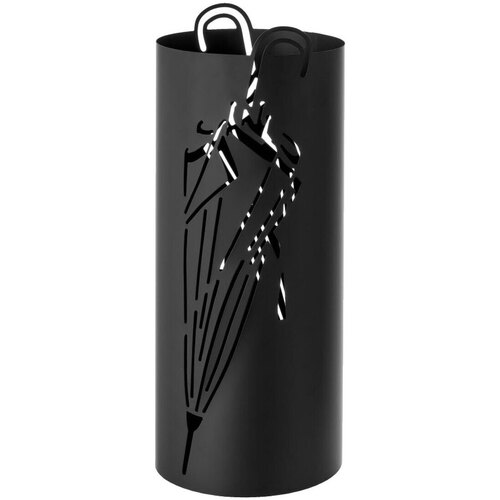 Maison & Déco Paniers / boites et corbeilles Unimasa Porte-parapluies en métal noir 48.5 cm Noir